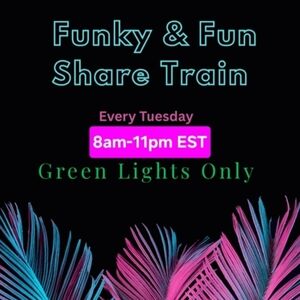 Ann Marie Is Going Live on Funky & Fun Share Show Train Jan 6 at 8-10am EST